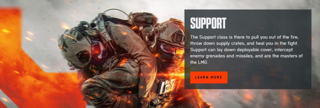 Info om Supportklassen i Battlefield 6